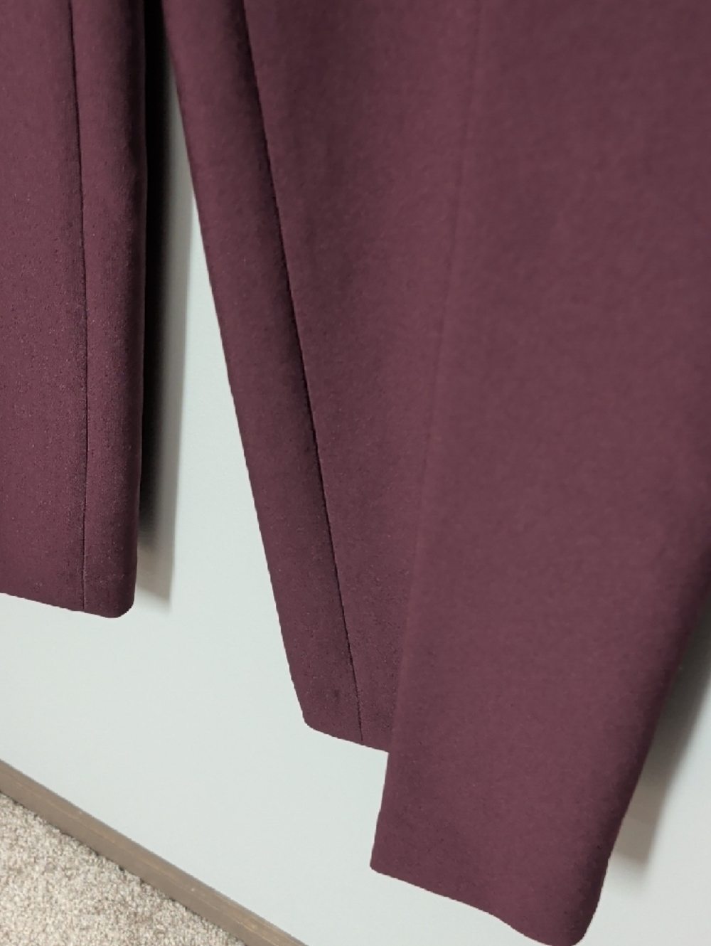 The Kooples Plum Straight-Leg Trousers - Picture 3 of 9